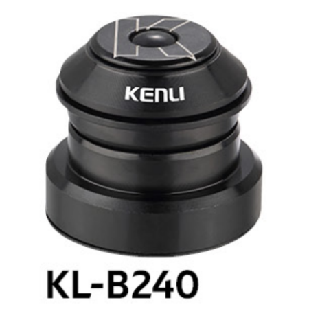Рульовий набір KENLI KL-B240 1-1/8" конус 39.8, ZS 44/28.6 EC 44/40 напівінтегровваний, пром підшипник (100шт в ящику) доступно від 1 шт